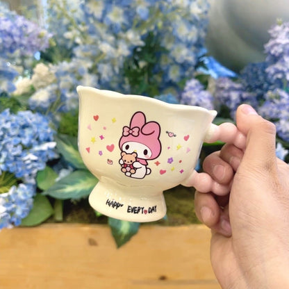 [Good-looking] Ceramic mug jade osmanthus dog couple birthday gift for girls and sisters gift pack